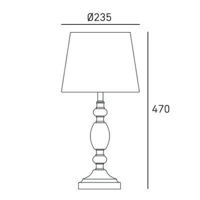 MONACO lampa stołowa  Cosmo Light